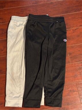 Champion Kids' Black and Light Gray Jogger Pants (Set of 2)